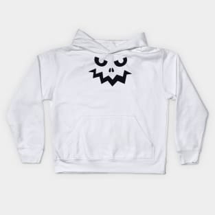 Halloween Pumpkin Face Kids Hoodie